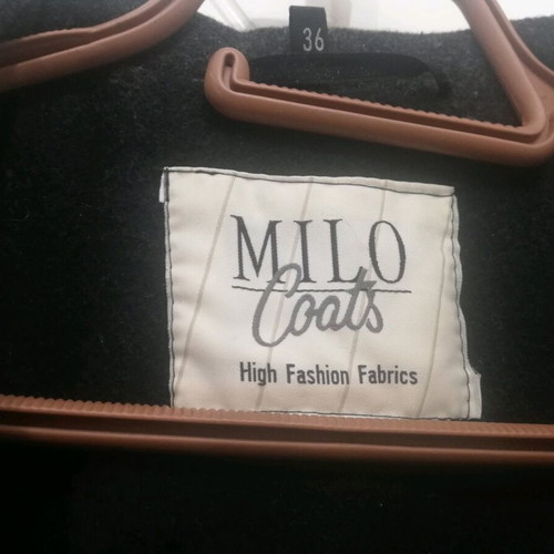 Wool coat Milo new, beige, high fashion fabrics