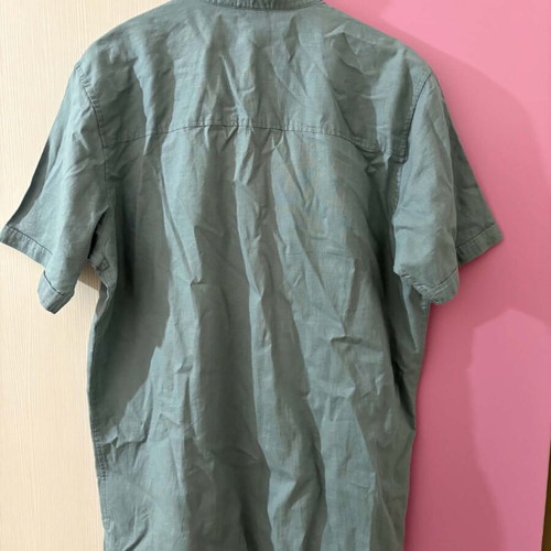 Livergy Men's Short Sleeve Shirt Medium turquoise like new