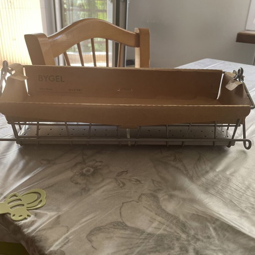 Metal kitchen shelf basket Ikea new