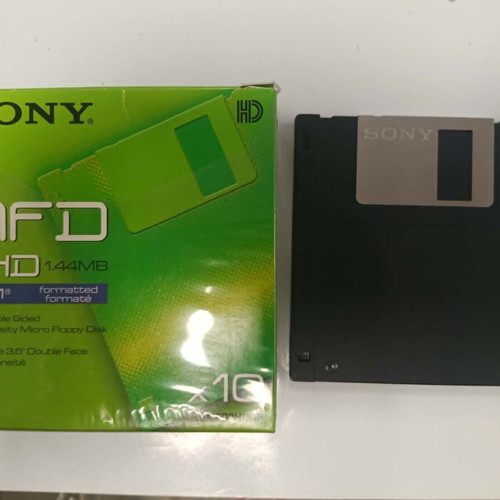 Sony MFD 2HD 1.44 MB floppy disks new