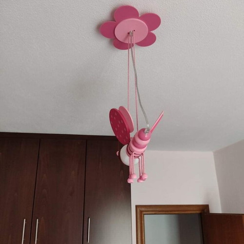 Ceiling light butterfly-shaped for kids room like new