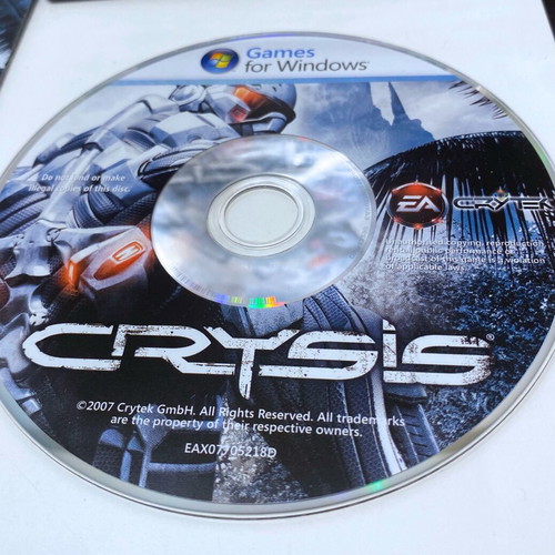 Crysis PC game Greek version used with full box and manual