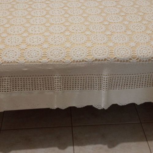 Handmade blanket used 2.55x2.15 crochet