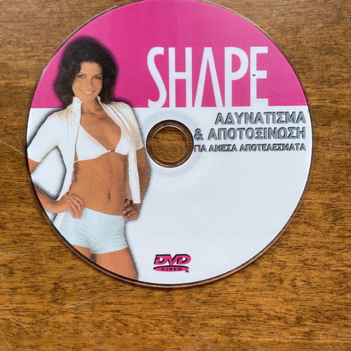Shape fitness DVD slimming and detox used