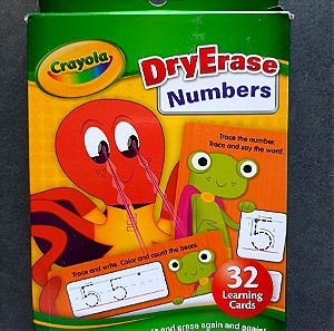 Crayola Dry Erase Numbers Cards