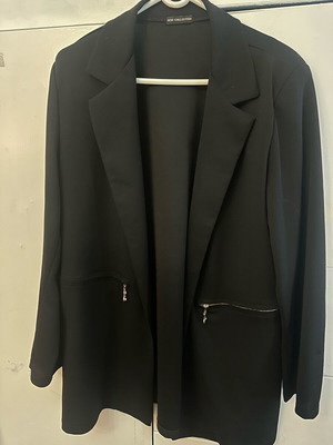 Σακάκι λεπτό blazer μαύρο one size σαν καινούργιο