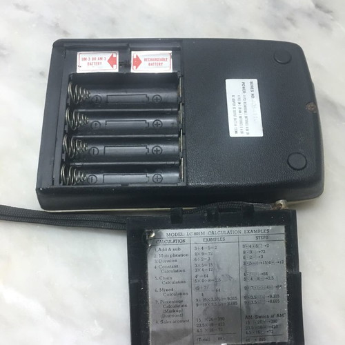 Logitech pocket calculator partially functional
