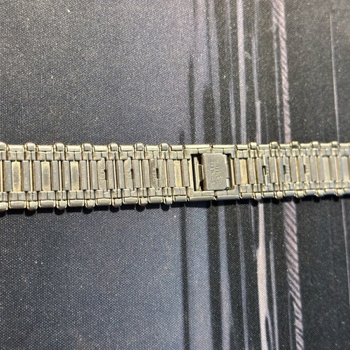 Le Noir vintage watch bracelet used, gold and silver