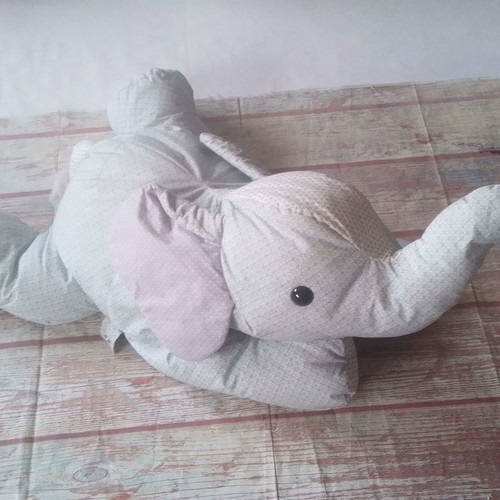 Steiff plush hug elephant used, 70 cm long