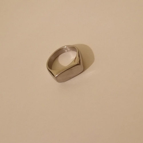 Women's ring used 1.7 cm silver