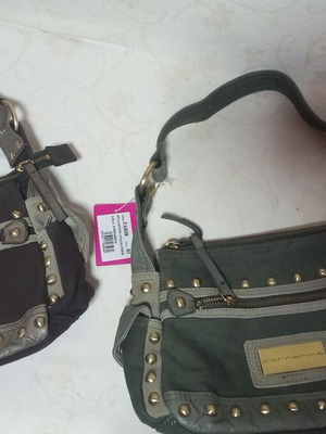Shoulder bags new, khaki and brown color, set of 2