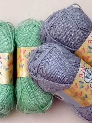 Baby Classic hypoallergenic knitting yarn pack of 4 by ΠΕΤΑΛΟΥΔΑ