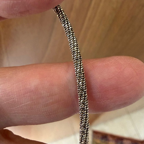 Silver necklace like new, 41 cm length