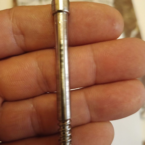 Surgical titanium used, 6.5 cm length