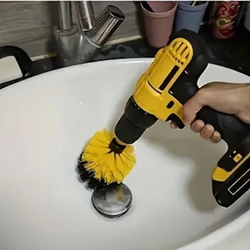 Cleaning brush new for drill, 89mm diameter, 104mm length