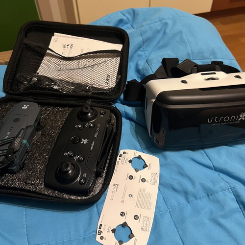 Drone Utronix with spare parts, controller and VR, mobile compatible