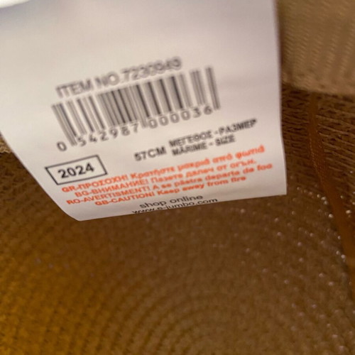 Hand-painted hat new, size 57
