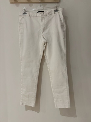Mango white pants used, size XL 42 14