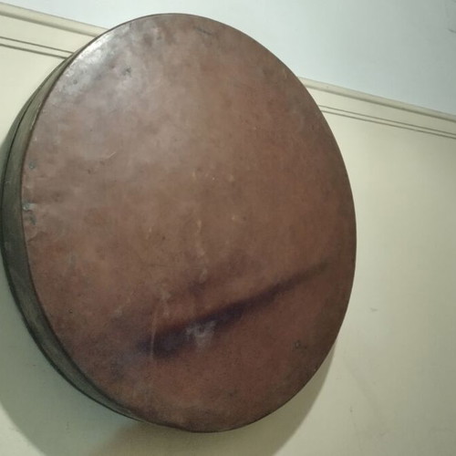 Copper Bakiri hammered handmade tray used