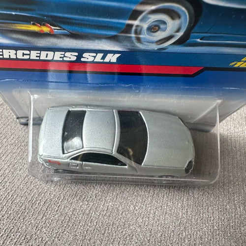 Hot Wheels Mercedes SLK gray new vintage mainline 1999 model
