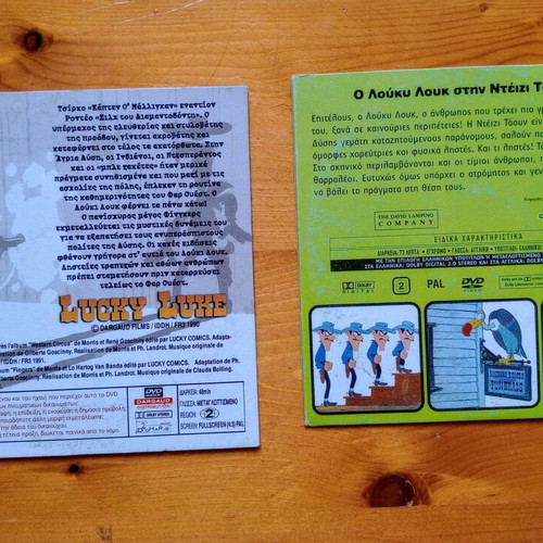 Lucky Luke DVD used, 3 dubbed episodes