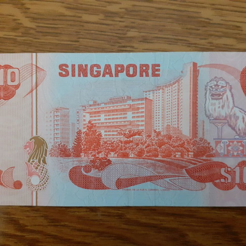 Singapore 10 Dollars 1976 banknote new