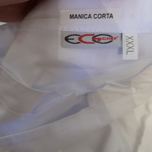 Chef shirt short sleeve 3XL and Chiquita apron new set