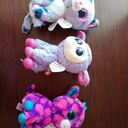 Ty Beanie Boos collection, 25 pieces with tags, plus 3 small hangers and fur ball