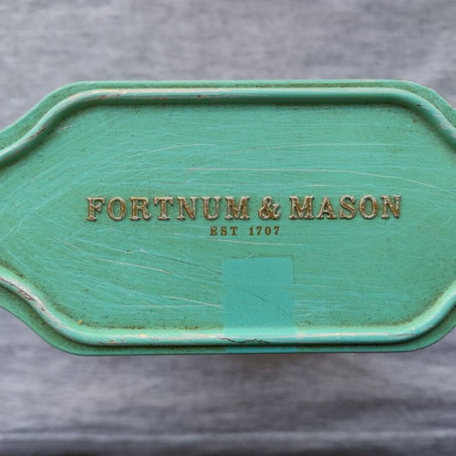 Fortnum & Mason Royal Wedding Tea Tin used, May 19 2018