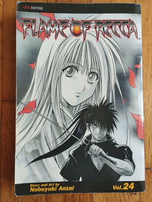 Manga Flame of Recca Volume 24 used