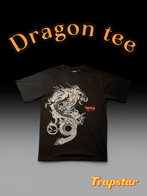 Trapstar Dragon Tee καινούργιο, μέγεθος S, μαύρο και κόκκινο