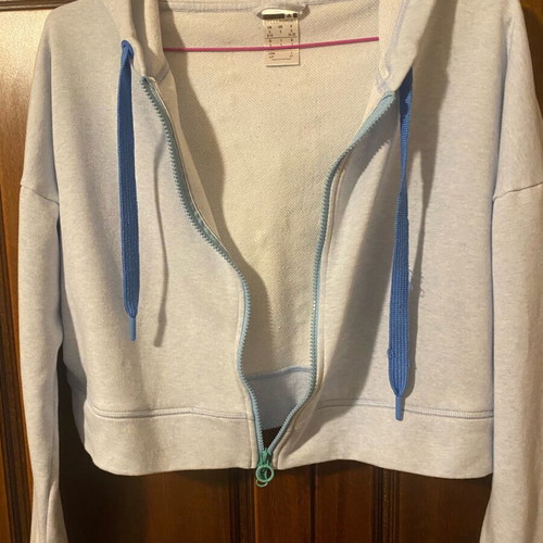 Adidas sports jacket turquoise like new, size S