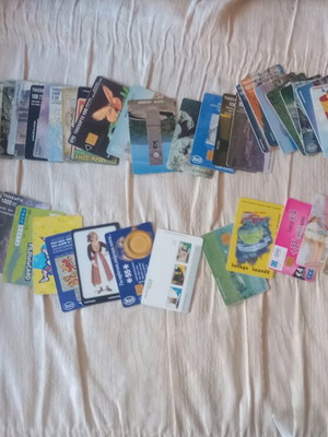 Phone cards pack of 60 used