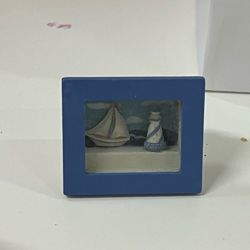 Small boat decorative frame new