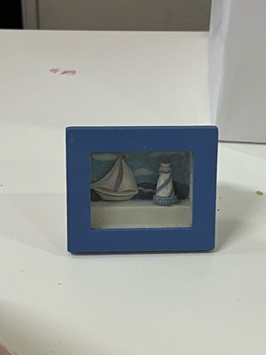 Small boat decorative frame new