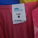 Disney Mickey & Goofy vintage kids' raincoat, size 6