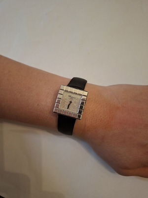 Chopard Ice Cube 18K White Gold Diamond Dial watch like new, full set