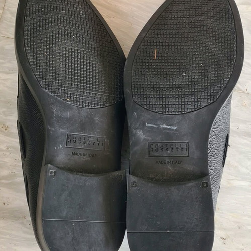 Loafers Fratelli Rossetti size 41 like new, black leather