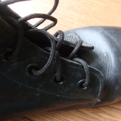 Leather navy boots authentic, new, size 42, 1990s