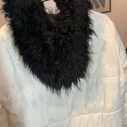 Puffer warm jacket Only used, size M, black and white
