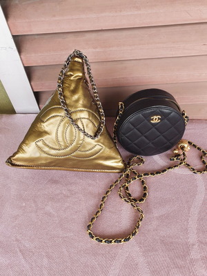 Chanel μίνι τσάντες μεταχειρισμένες μαύρες και πράσινες χιαστί