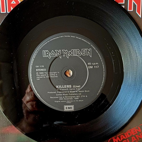 Iron Maiden Infinite Dreams 7" vinyl like new, metal