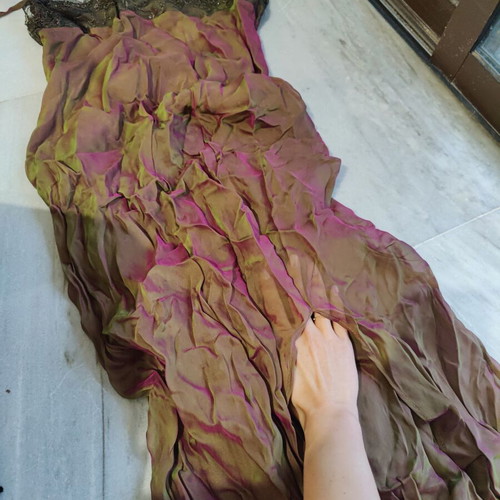 Oak dress like new, green and purple, size S