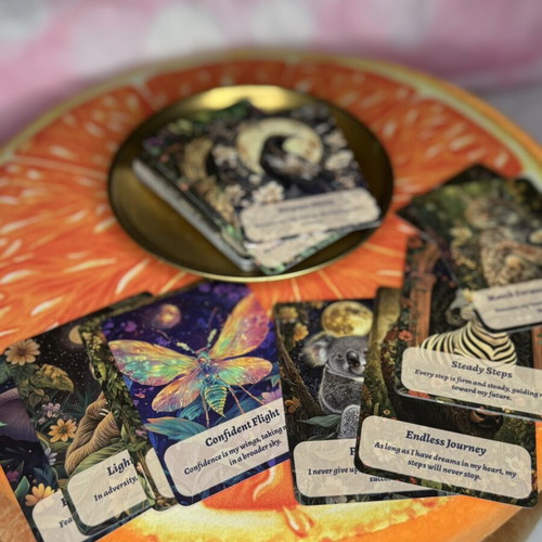 Inspirational Oracle Cards tarot deck with positive messages