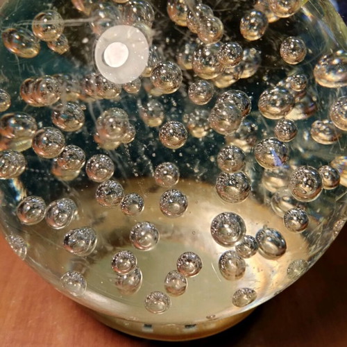 Glass ball Murano style used with small scratches