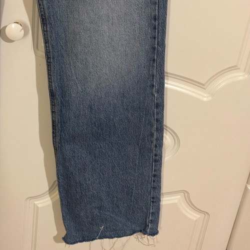Blue Pull & Bear straight-leg jeans like new, size S