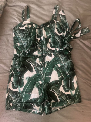 Woman vintage dress size M/L, green