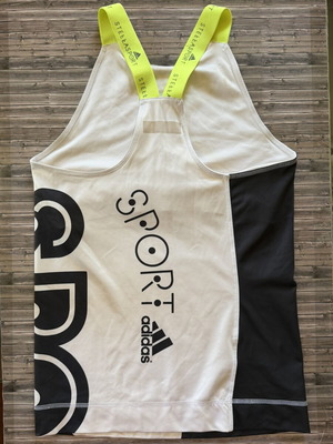 Adidas Stella Sport Climalite top with built-in bra, large, multicolor