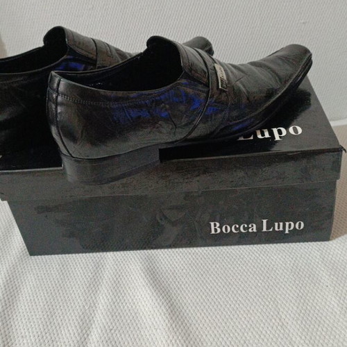 Men's leather shoes Bocca Lupo like new, size 44, black