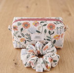 Toiletry bag with scrunchie new